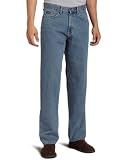 Calvin Klein Mens Tinted Light Stonewash Easy Fit Jean