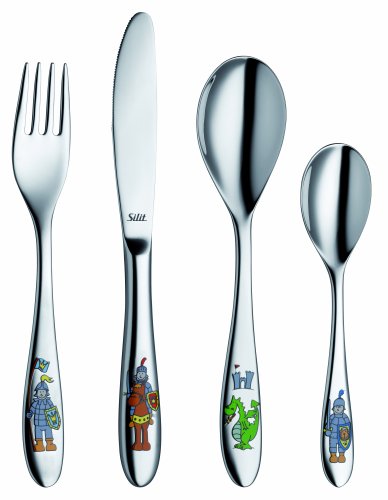 Silit Kinderbesteck 4tlg. Ritter 41zA%2BXR4GvL Silit 1924603301 Brat und Servierpfanne 24 cm Durado