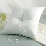 Baby Keepsake: Starlight Ring Pillow - Ivory