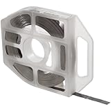 BAND-IT C206C9-P900 201 Stainless Steel Band with Color-It Polyester Coat, 3/4" Width X 0.030" Thick, Black, 100 Feet Roll in White Tote