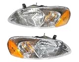 NEW PAIR HEADLIGHT HEAD LAMP 01 02 03 04 05 06 STRATUS