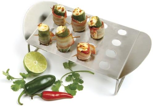 Norpro Knockdown Jalapeno Pepper Roaster Rack Poppers Stainless Steel
