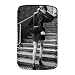 Clothing - Stockings Seamed stockings feature. Model walks up steps. November 1968 - Protective Phone Sock - Art247 - Standard Size