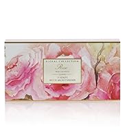 3 Floral Collection Rose Soaps