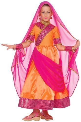 Palamon Bollywood Child Costume Pink Small (4-6) by Time AD