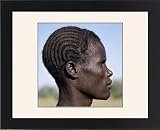 Framed Prints of A young Turkana man with a braided hairstyle from AWL Discover Images