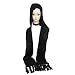 Ladies/Womens Fancy Knit Hooded Winter Scarf
