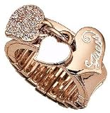 Guess Jewelry RG-Stretch Charm Ring - Rose Gold - Small - UBR12801
