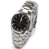 Seiko Wrist Watches-Seiko 5 SNK617K1 Automatic Self-Winding Watch Black Stainless Steel Water ResistantWatch Model