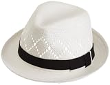 Jessica Simpson Women's Straw Fedora Hat