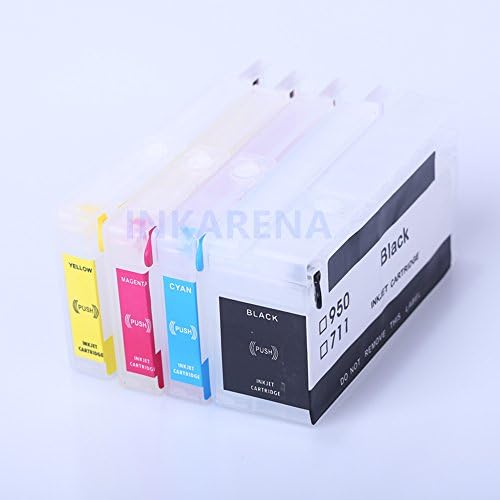 INKARENA Replacement Cartridge For HP950 951 Refill Ink Cartridge Kit Empty With Reset Chip Work For HP Officejet Pro 8600 8610 8620 8630 8640 8660 8615 8625 251dw 276dw Printer