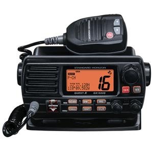 Electronics: Standard Horizon STD GX1500SB Quest X Fixed Mount VHF Radio  Black 