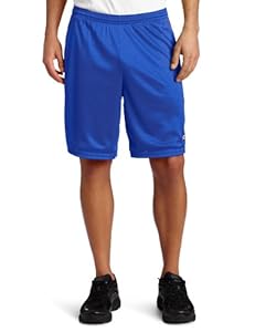 Champion Men's Long Mesh Short With Pockets, Team Blue, Medium