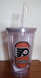 Philadelphia Flyers Double Wall Tumbler with Straw