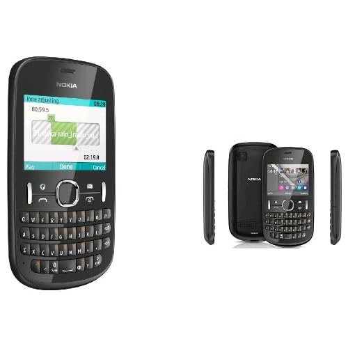 T�l�phone GSM NOKIAASHA201GRIS NOIR