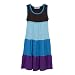 Girls' Xhilaration� Sleeveless Jersey Dress - Brown/ Blue