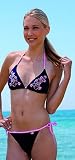 Fashy Damen Bademode Bikini, marine-pink, 40