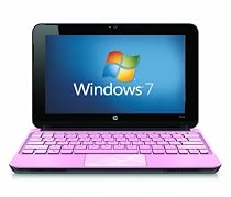 HP Mini 210-1185SA Netbook (Intel Atom N455 1.66GHz, 1 GB RAM, 250 GB HDD, 10.1-inch LED display, webcam, Windows 7 Starter 32-bit) - Pink