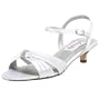 Dyeables Women's Fiesta Sandal,White,8 2A