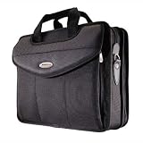 Mobile Edge - MEVLP1 - Premium V-Load Computer Briefcase - Black - 16.25 W x 13 H in.