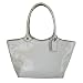 COACH BLEECKER PATENT LEATHER CARRYALL TOTE HANDBAG WHITE 14483