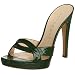 Casadei Women's 8124 High Heel Mule Sandal,Green,6.5 M