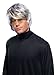 Rubie's Costume Pop Star Short Wig, Grey, One Size