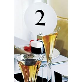 Round Table Number Cards - 1-12 by SHOPZEUS
