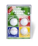 Second Chance - Packs de 4 balles de golf nouveauté