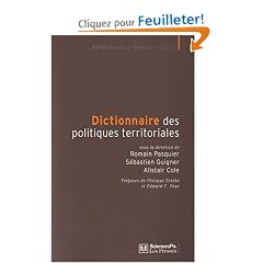 Dictionnaire des politiques territoriales
