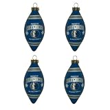 Dallas Mavericks 4-Pk Ornament Set