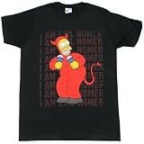 THE SIMPSONS I AM EVIL HOMER Soft Tee Licensed at Blue Devil Clothing