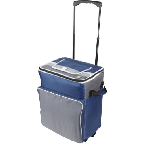California Innovations 50 Can Collapsible Rolling Cooler, Blue