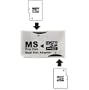Dual MicroSD MicroSDHC to MS PRO DUO Adapter. Converts Two MicroSD or MicroSDHC Cards To MS PRO DUO