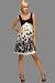 Charmeuse Border Print Dresses