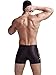 Neleus Men's Compression Square Leg Swimsuit, Dragon (Black),US S,Asia L