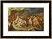Cyrus the Great Before the Bodies of Abradatus and Pantheus Framed Art Poster Print by Vicente Lopez y Portana, 32x24