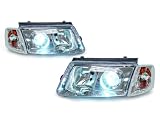 Volkswagen Passat 1997-2000 B5 Projector Headlights Chrome Xenon HID