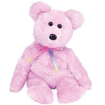 TY Beanie Baby - SHERBET the Bear (Purple Version)