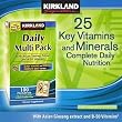Kirkland Daily Multivitamin Pack With Energy Boosting Nutrients, 100 Packets.