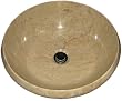 Desert Gold marble bathroom vessel sink