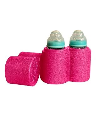 Double Bottle Insulator - Pink