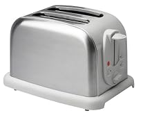 Team TO-14247 920-Watt 2-Slice Toaster with Bun Warmer, Stainless Steel