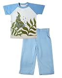 Positively Organic - Under the Sea Short Sleeve Tee & Retro Pants Outfit