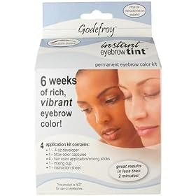 Godefroy Instant Eyebrow Tint Permanent Eyebrow Color Kit Eyebrow Makeup
