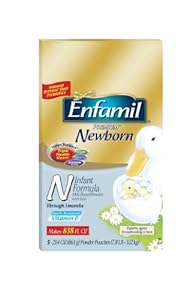 Enfamil Newborn Infant Formula, 23.4 Ounces (Pack of 5) = 117 Total Ounces