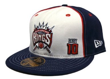 New Era NBA Sacramento Kings - 10 Bibby Fitted Hat 100% Wool - Size 7 1/4