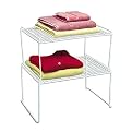 Storage Solutions Stacking Shelves Set of 6 - White (Large)