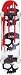Zero 3 Skull Blood Complete Skateboard (White, 7.75-Inch)