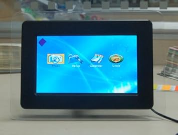 New 7 inch Figure Screen Digital Photo Frame Black great gift ideas